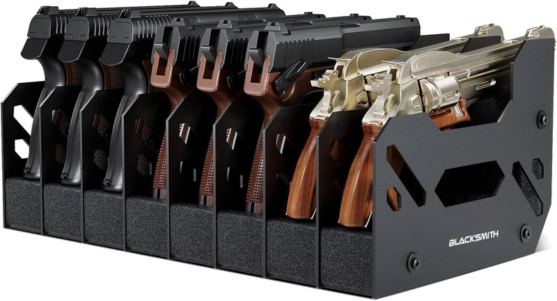 Blacksmith Foam Pistol Rack for Gun Safe Gun Accessories Storage Firearm Handgun Rack Revolver Pistols Holder - Image 1